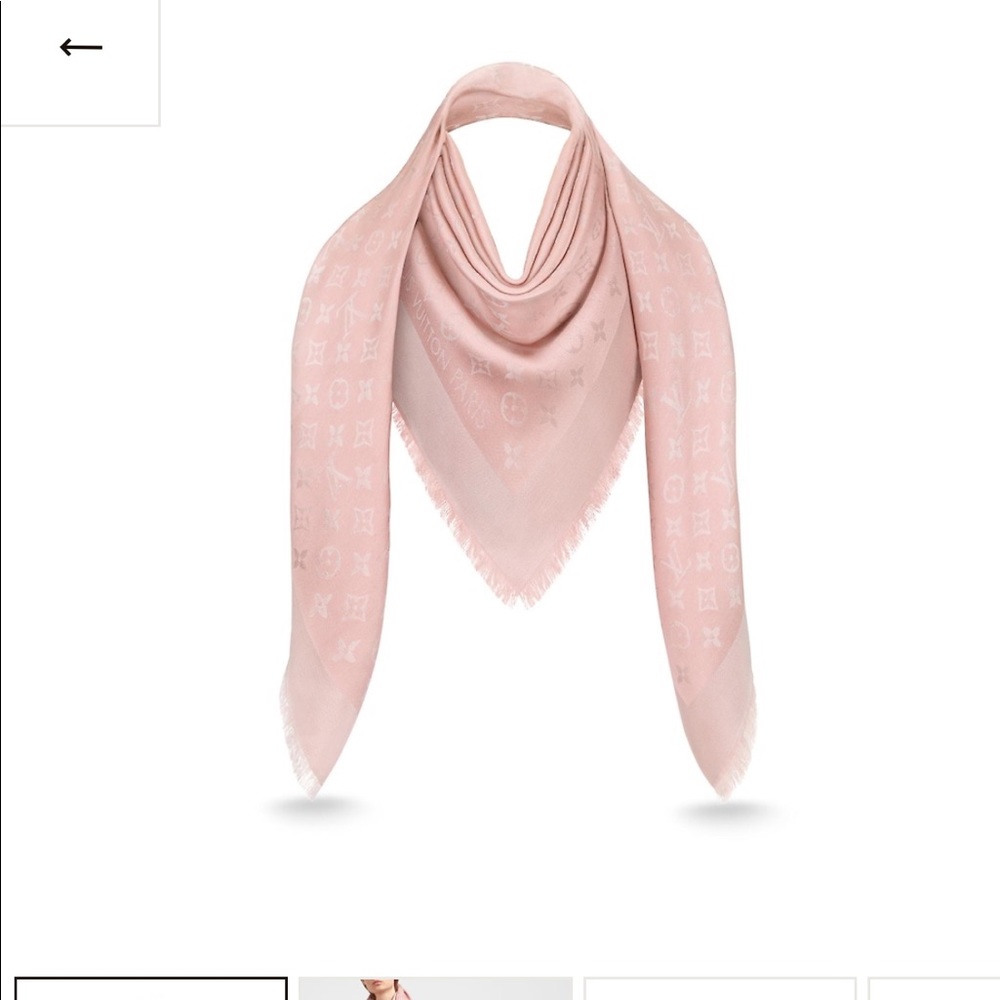 SOLD！Louis Vuitton Monogram Scarf